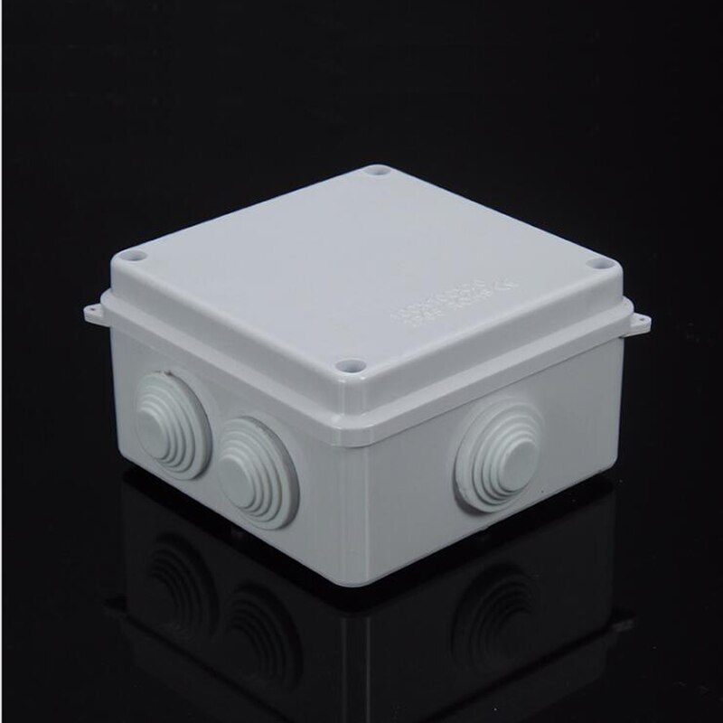 1 stk 100 x 100mm 150 x 110mm 150 x 150mm ip65 ledninger samledåse plastfordelingsboks vandtæt elkasse tom