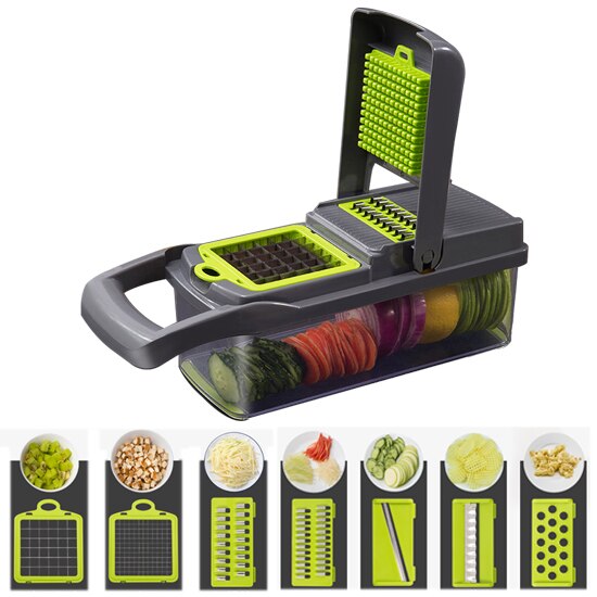 Groentesnijder Keuken Accessoires Mandoline Slicer Fruit Cutter Aardappel Dunschiller Wortel Kaas Rasp Groentesnijder: No Box