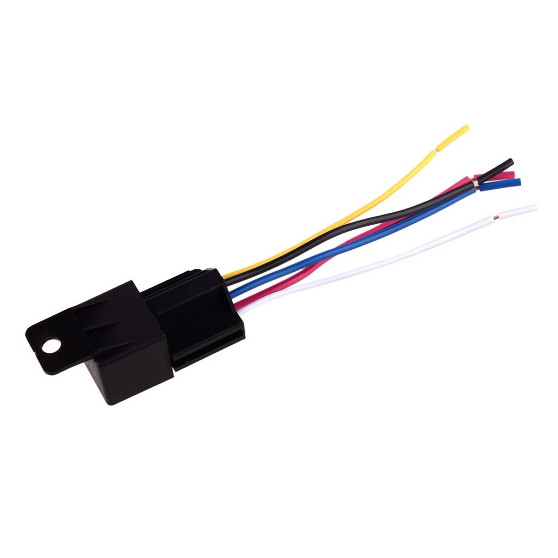 3Sets 5 Pin SPDT Automotive Relay Plug Socket With 5 Wires Harness Universal Car Accessories