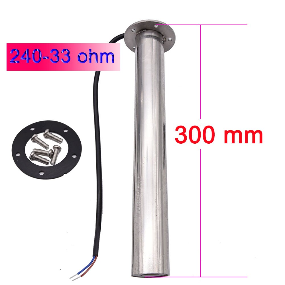 150mm ~ 600mm Abwasser eben Messgerät Sensor Marine Stiefel Auto Kraftstoff Absender Einheit Wasserstand messgeräte 0-190 240-33Ohm wasserstand anzeige: 300mm 240-33Ohm