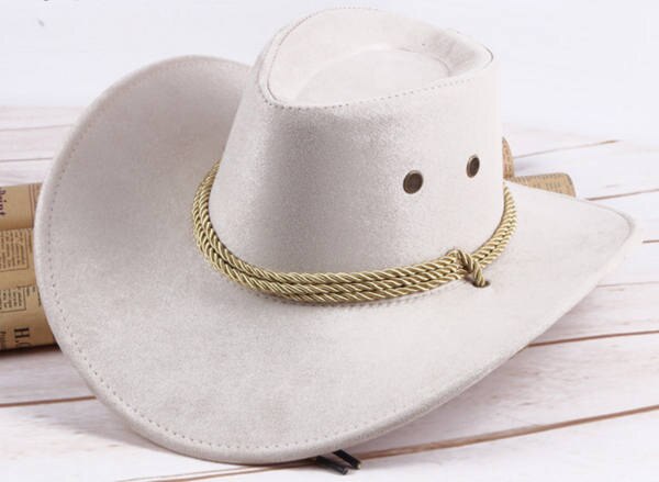 Unisex western cowboy hat turist hat hat western hat gorras 8 farver  aw7229: 8