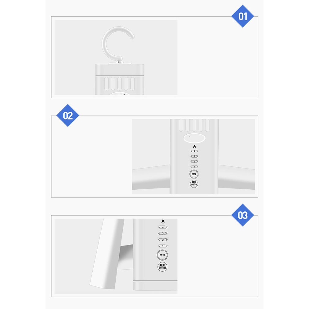 Draagbare Wasdroger Draagbare Elektrische Droogrek Vouwen Schoenenrek Wasdrogers Elektrische Kachel Hanger Droger Eu