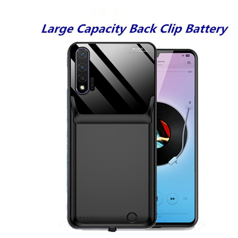 6000Mah Power Bank Case Voor Huawei Nova 5 Externe Batterij Oplader Voor Huawei Nova 5 Pro Draagbare Batterij Power opladen Cover