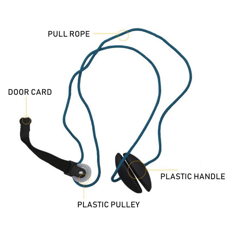 01 Pulley With Rope And Door Strap For Frozen Shoulder Exercise And Physical Therapy