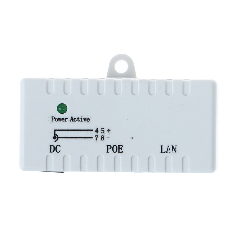 12V - 48V Passive POE injector for IP Camera VoIP Phone Netwrok AP device