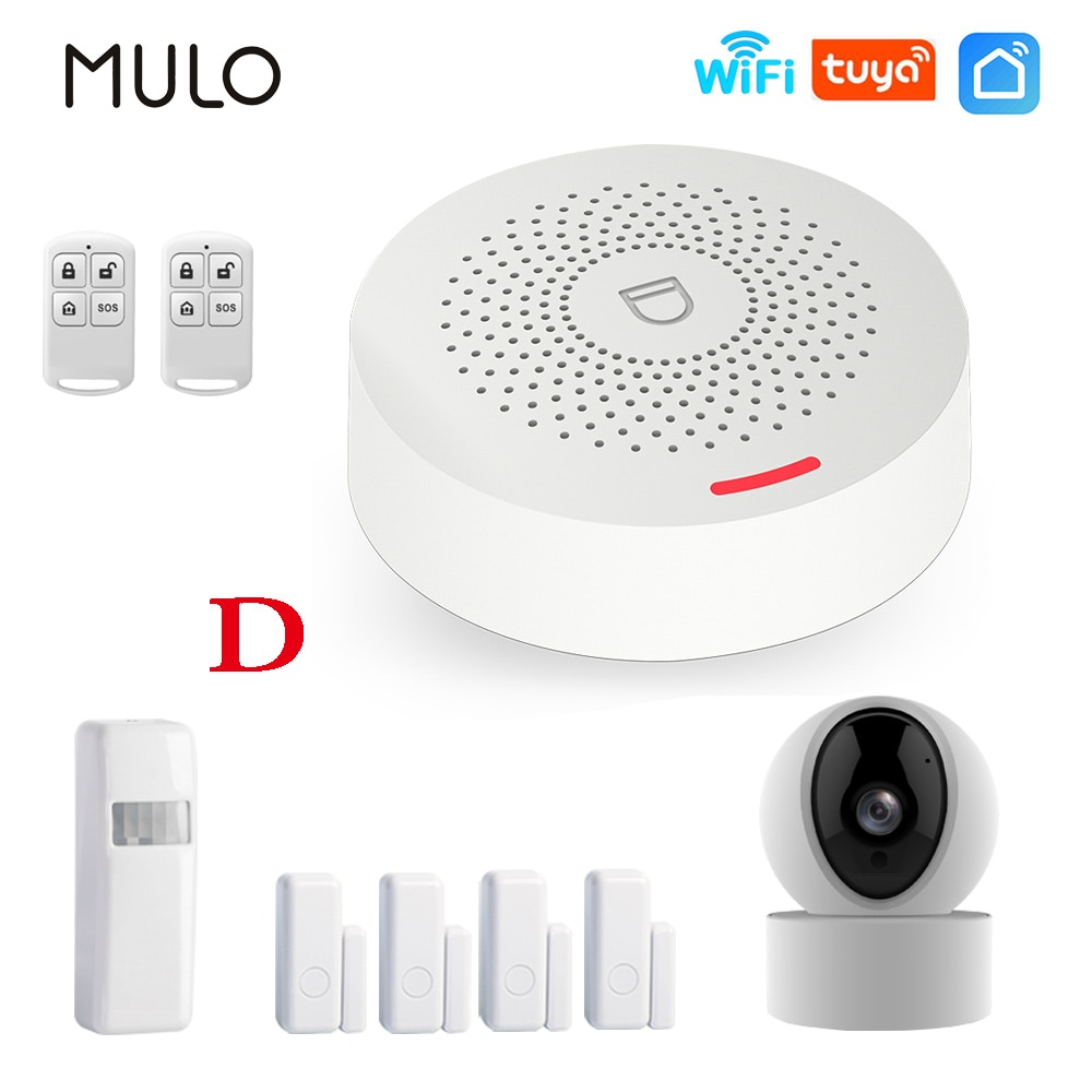 MULO Wifi Alarm System Burglar Security Wireless Home Alarm