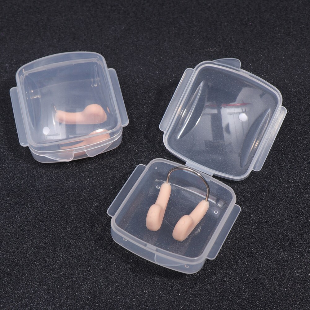 Pinza de Nariz de natación antiasfixia útil y portátil de silicona 6 uds para natación tren de buceo