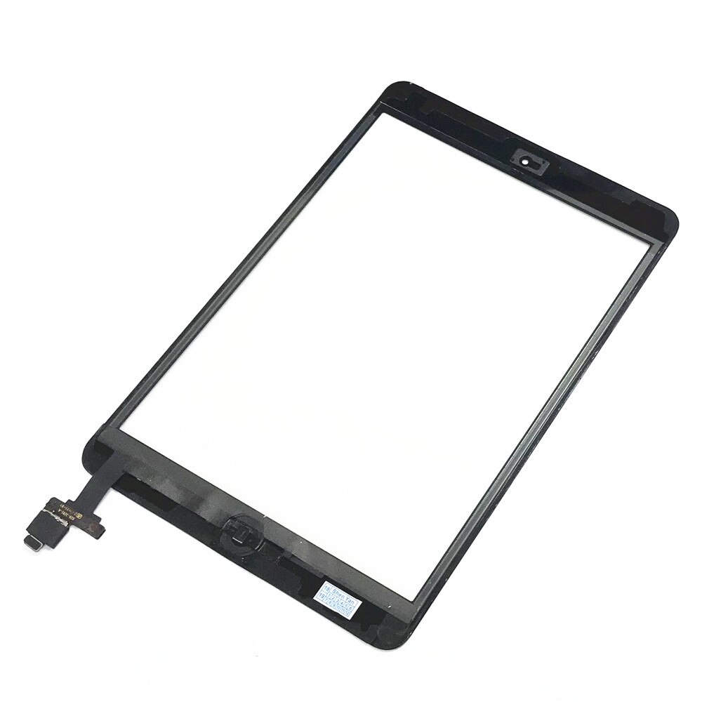 Berøringsglas til ipad mini 1 mini 2 7.9 '' berøringsskærm digitaliseringssensor glaspanel digitzer med ic -hjemmetast  a1432 a1454