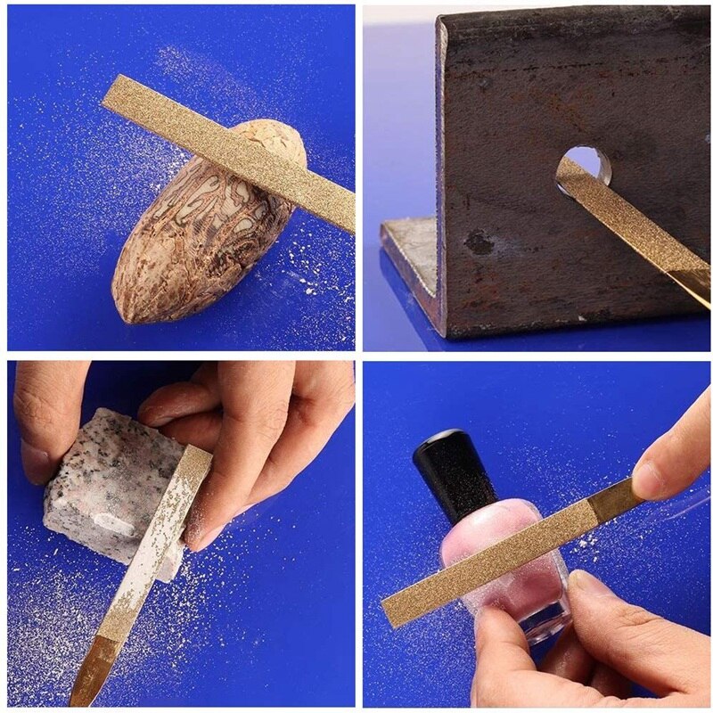 Metal File Set, Jewelers File Set, Crystal Repair File Set, Mini Diamond Needle File Set, Metalsmithing Tools 10 Pcs