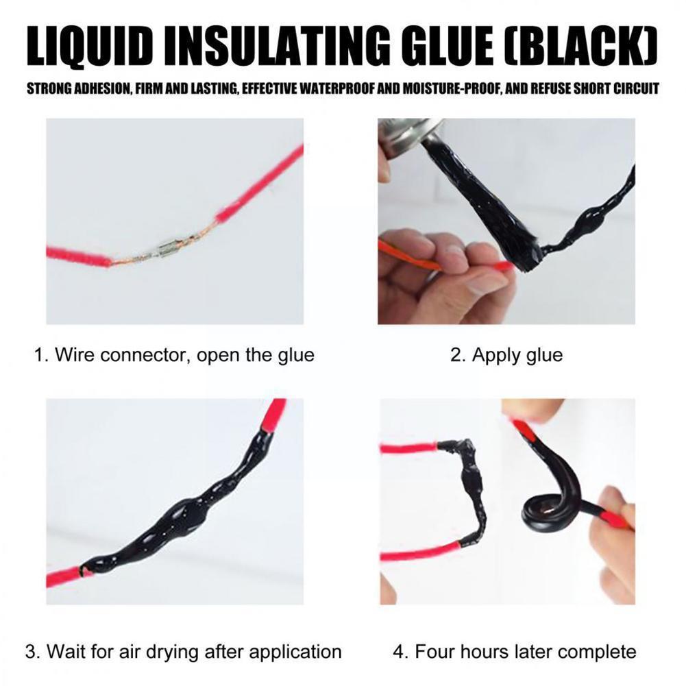 Liquid Insulation Electrical Paste High Temperature Electrical Retardant Welding Waterproof Cooler Plaster Glue Resistant F W0r9