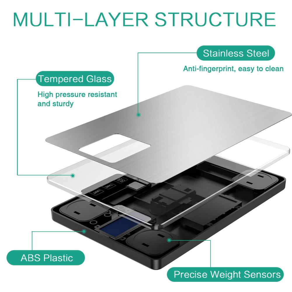 15kg Digital Kitchen Scale LCD Display Electronic Food Scale for Cooking Baking Weighing Scales