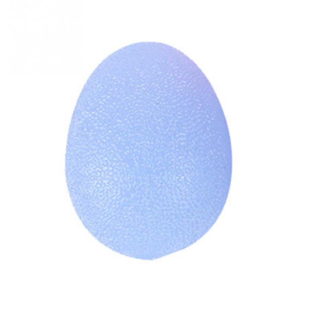 Silicone Egg Hand Grip Ball Fitness Grip Expander Strengthening Wrist Finger Trainer Pressure Reducer Power Ball Hand Grip Ball: Blue