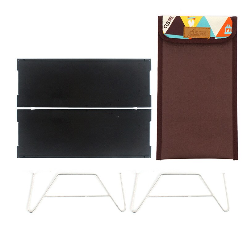 Mini mesa plegable para exteriores, tablero de aluminio individual para montar en montaña, camping, barbacoa, computadora de aleación