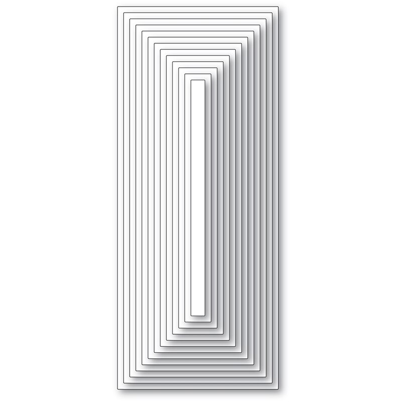 Rectangle Nesting Frame Layered Metal Cutting Dies For DIY Craft Making Greeting Card Scrapbooking Album No Stamps Sets