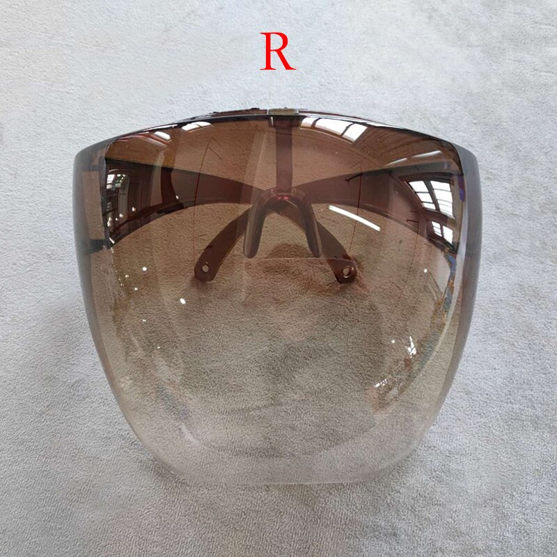 Colorful Full Face Shield Unisex Oversized Eye Shield Visor Sunglasses Face Cover Guard Protector Anti-spray Mask Kitchen Tools: 18