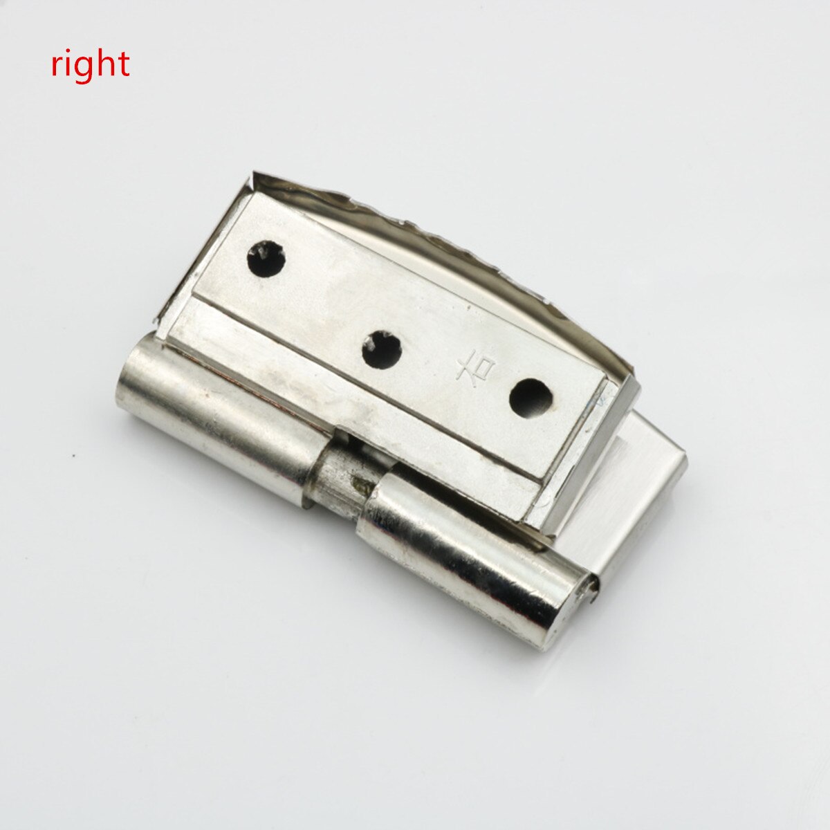 Stainless steel decorative cover sanitary partition fittings toilet self-closing door detachable hinge self-closing door lifting: Silver