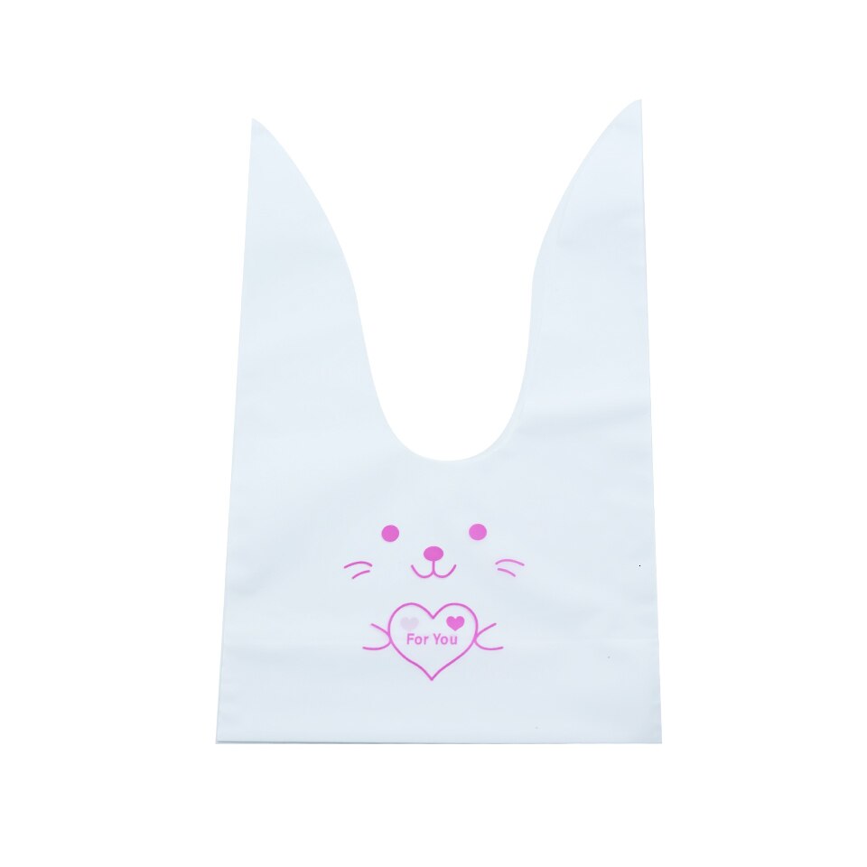 20PCS Easter Carrot Candy Bag Personality Translucent Bag Triangle Storage Box Wedding Table Decoration: G