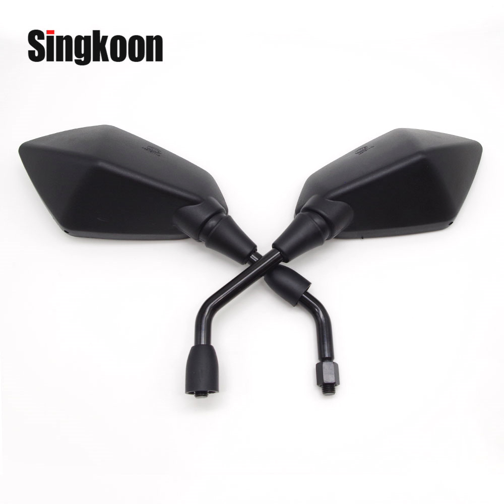 Universal 10mm Motorcycle Mirror Rearview Scooter Accessories retroviseur moto FOR cb1100 honda msx 125 piaggio mp3 fz6