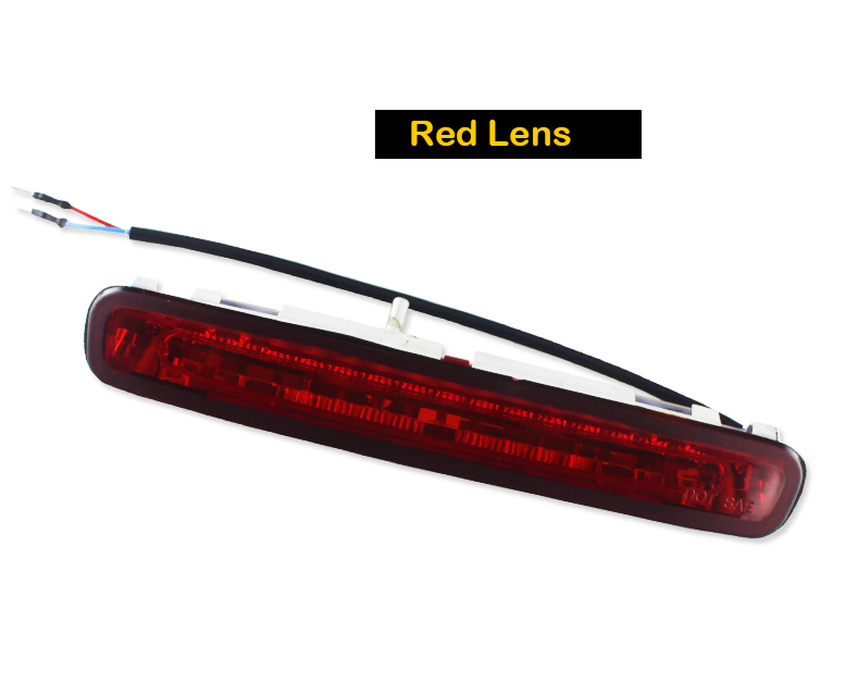 iJDM Car led 12V for Ford Mustang Super Bright 16-LED 3030 chips Third 3rd Brake Light For 2005 Ford Mustang red led: Red