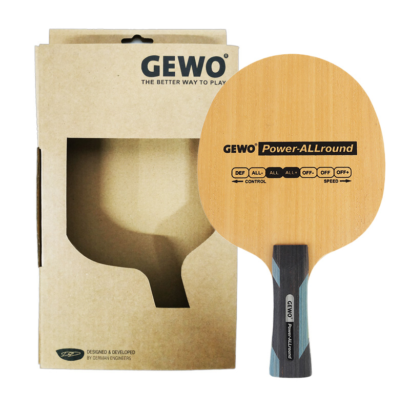 Originele GEWO POWER ALLROUND Tafeltennis Blade Racket 5-laags Hout Controle Spin Evenwichtige Ping Pong Bat Paddle: Default Title