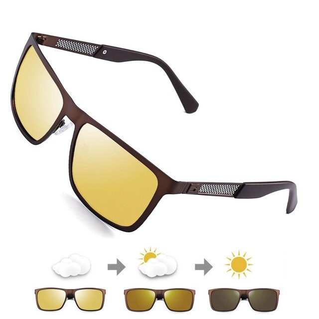 GQUEEN Polarisierte Flip-Up Sonnenbrille – Randlos, Für Autofahren, Angeln & Outdoor, UV400 Schutz