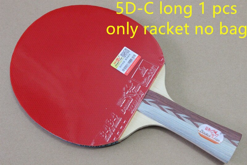 original double fish D Series Table tennis rackets . finished product Table tennis racquet: 5D C long no bag