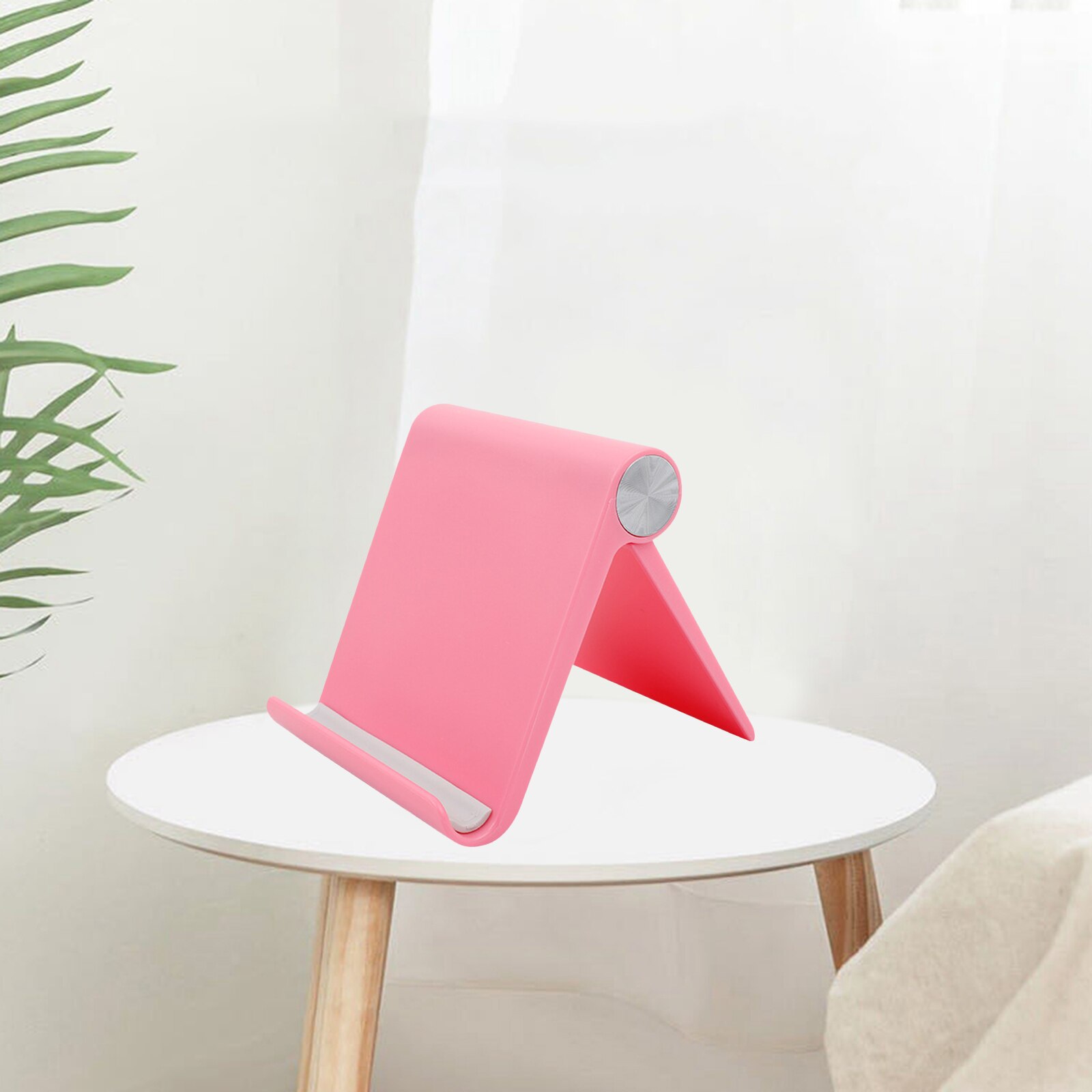 Universal Adjustable Book Phone Tablet Stand Cookbook Holder Desk for iPad: Red