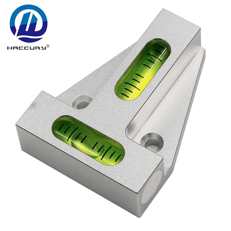 Hacry – Mini niveau à bulle à deux voies, Instrument de mesure Horizontal portatif à double axe XY de type T