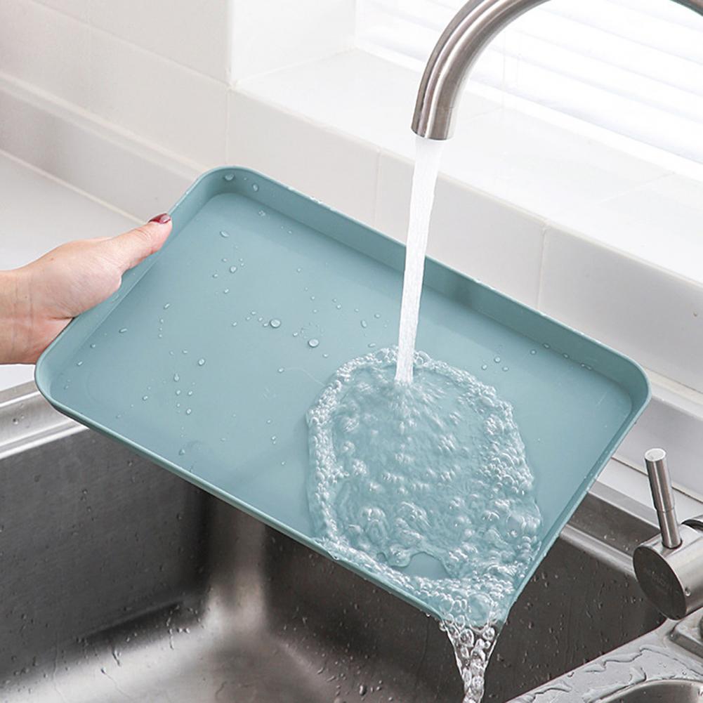 Multi Nordic Multi-function Rectangular Plastic Tray Storage Tray Kitchen Supplies Home Kitchen Fruit Dessert Tray