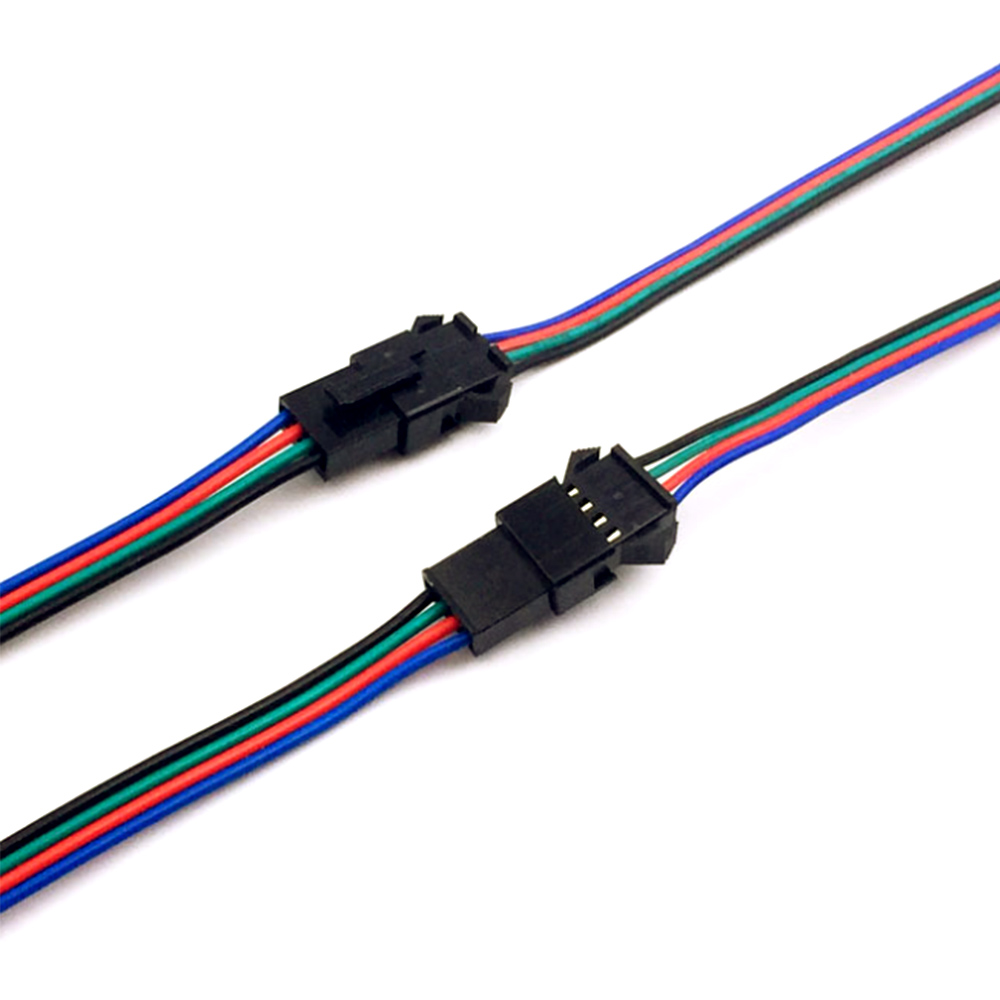 10 Pairs 2Pin/3Pin/4Pin/5Pin Male And Female JST SM Connector LED Strip Cable