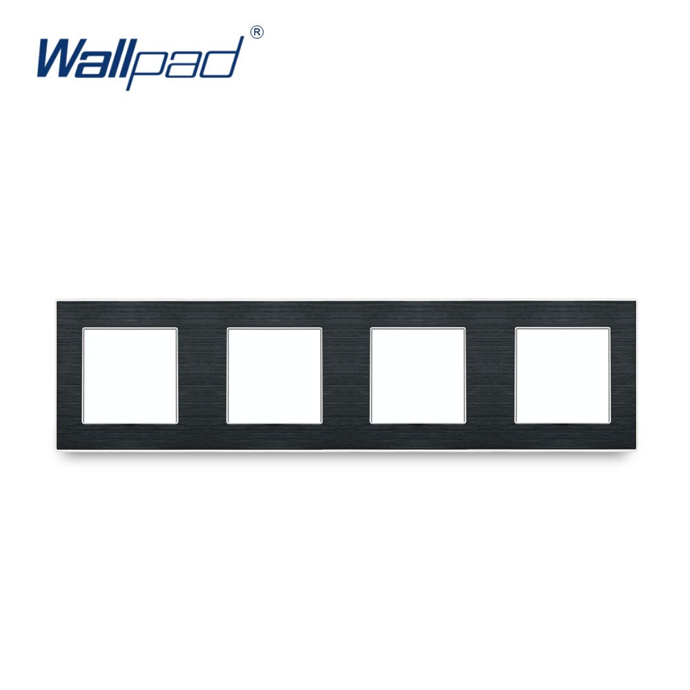 Veggpute luksus aluminiumsramme panelramme svart hotellpanel vertikalt og horisontramme 1 2 3 4 5 ramme panel: 4