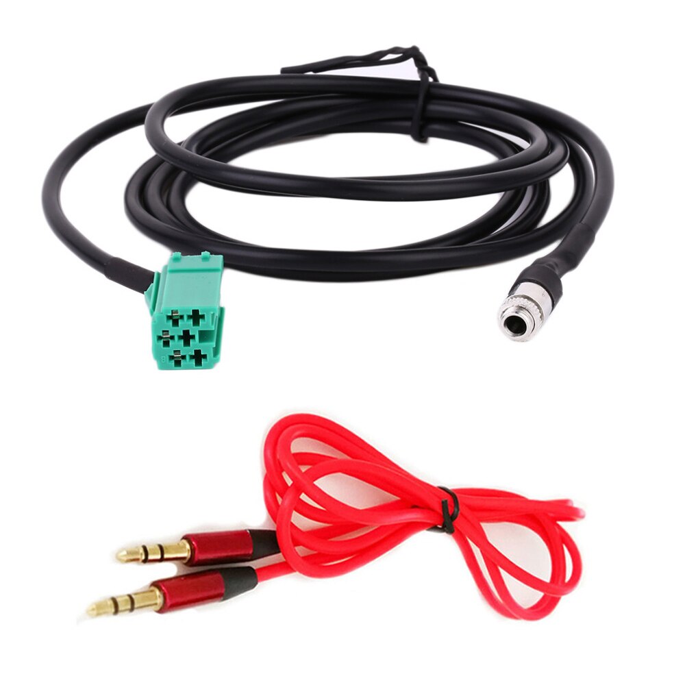 Biurlink 3.5 MM Jack AUX-IN Mini ISO 6PIN Kabel voor Renault Update-lijst Radio