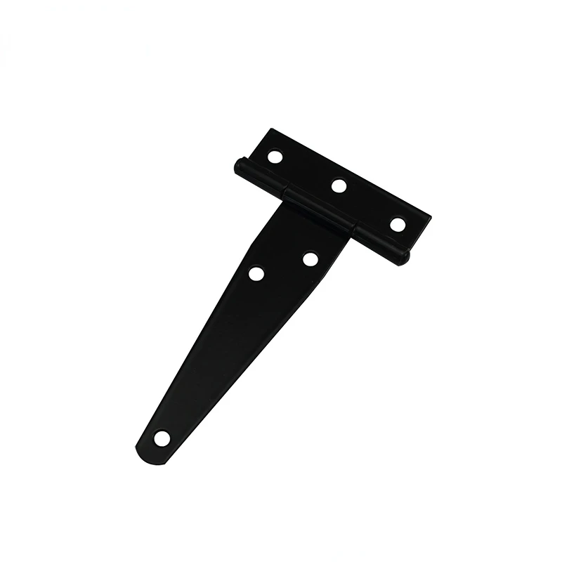 4-12 Zoll 6 Stück t Riemen Tür scharniere Tor Scharniere schwarz Scheunentor riss T-Stück Scharnier geschmiedete Hardware-