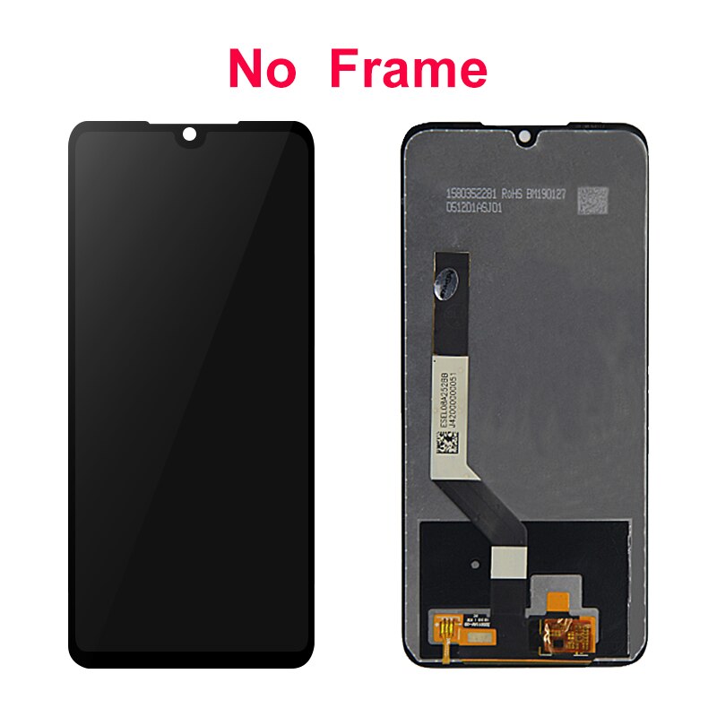 10-Touch Display Voor Xiaomi Redmi Note 7 Lcd Touch Screen Met Frame Voor Redmi Note 7 Pro lcd Note7 Vervangende Onderdelen