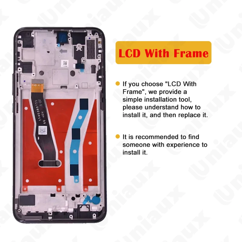 6.59 tuuman huawei honor 9x pro lcd-näyttö kosketusnäyttö digitizer kokoonpano varaosat honor 9x näyttö