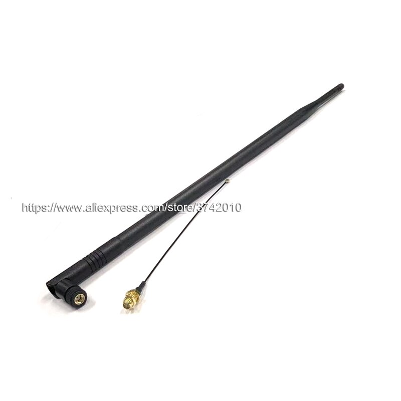 High Gain 10dBi 2.4G Wifi Antenna Router Antenna RP SMA Male +RF Pigtail Cable