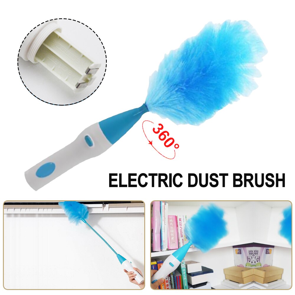 2022 Elektrische Plumeau Verstelbare Boekenplank Venster Borstel Als Huishoudelijke Schoon Helper Automatische Stof Borstel Stofdoek