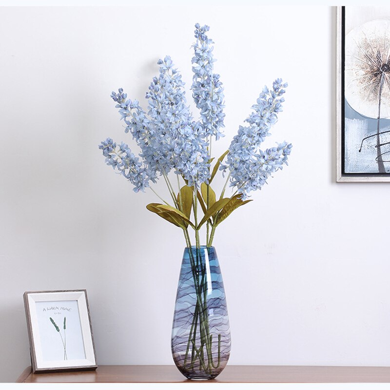 Kunstbloemen Hyacint Bruiloft Decoratie Nep Bloemen Bruiloft Decoratie Thuis Bloemstuk Fotografie Boeket