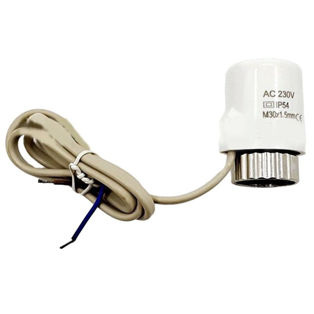 AC230V Electric Thermal Actuator Heating Actuator Valve For Underfloor Heating Radiator Valve Systems