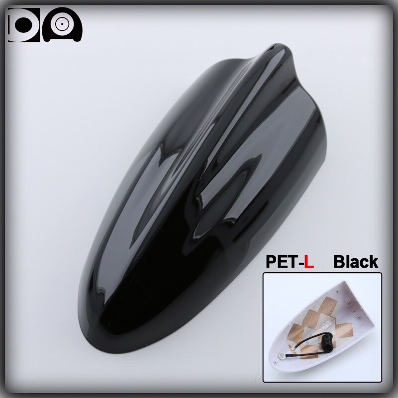 Peinture de Piano en plastique ABS, antenne d'autoradio Super shark fin, accessoires spéciaux pour Lexus CT200h, PET-S PET-L: Black PET L