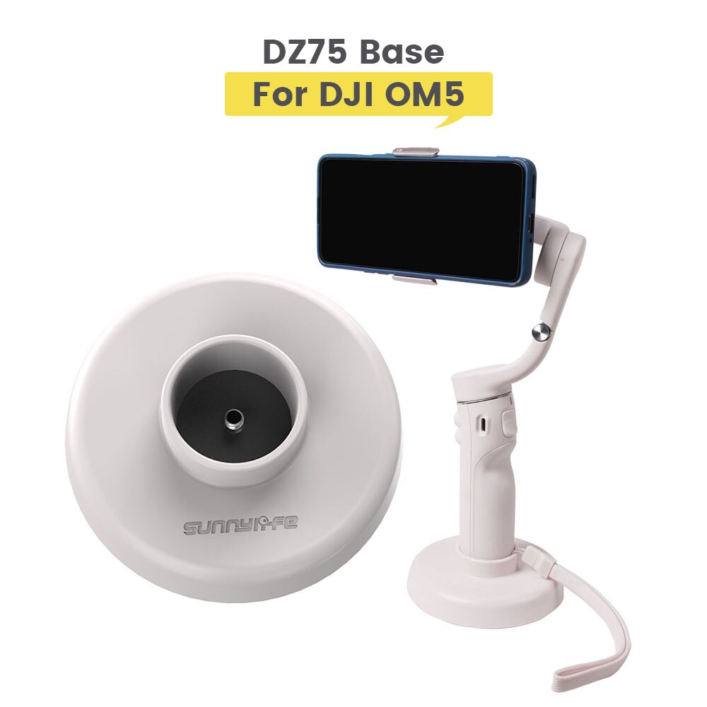 Dji Om 5 Base Mount Met 1/4 Schroef Desktop Stand Statief Ondersteuning Voor Dji Osmo Mobiele 5 Handheld Gimbal Stabilizer accessoires