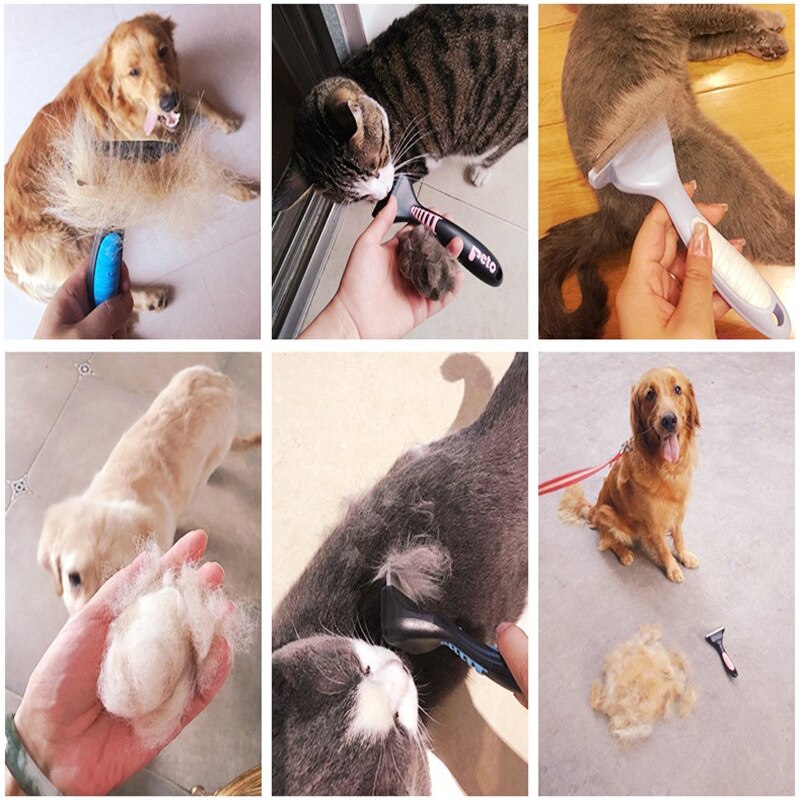 Huisdier Haar Deshedding Kam Hond Kat Borstel Grooming Tool Ontharing Kam Voor Honden Katten kam