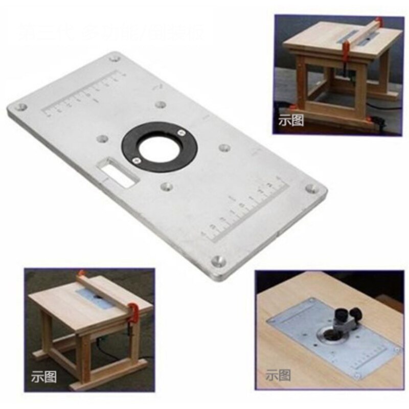 Fraise à bois, Machine à graver, planche à découper, outil de rainurage, Machine à découper, outil de travail du bois, routeur Table insertion plaque