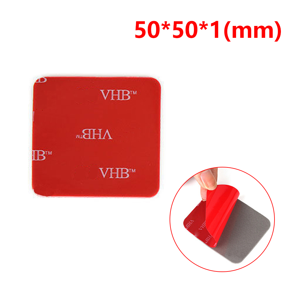 Nastro biadesivo rotondo quadrato da 10 pezzi, resistente, resistente, senza traccia, adesivo impermeabile, resistenza alle alte temperature per l'home office: Colore rosa