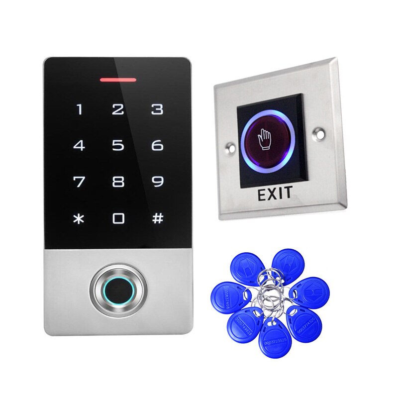 Waterproof metal Fingerprint Access Control Standa... – Grandado