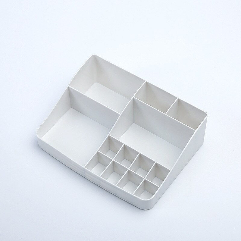 Large Capacity Makeup Organizer Cosmetics Storage Box Four Layer Drawer Jewelry Nail Polish Desktop Sundries Storage Box: White Top Holder