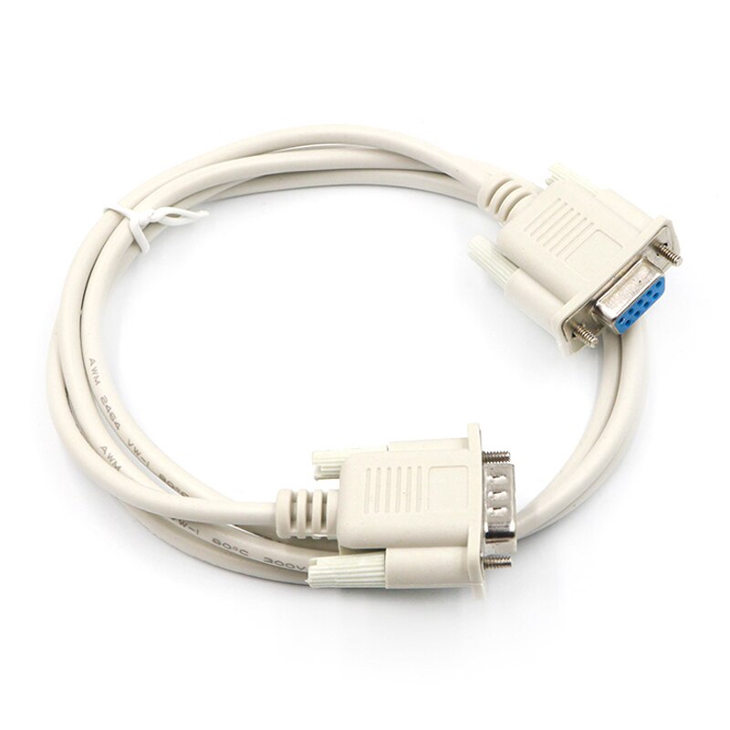 Cable Serial macho a hembra/macho a macho/hembra a hembra cable serial DB9 cable de extensión RS232 de aproximadamente 1,4 metros