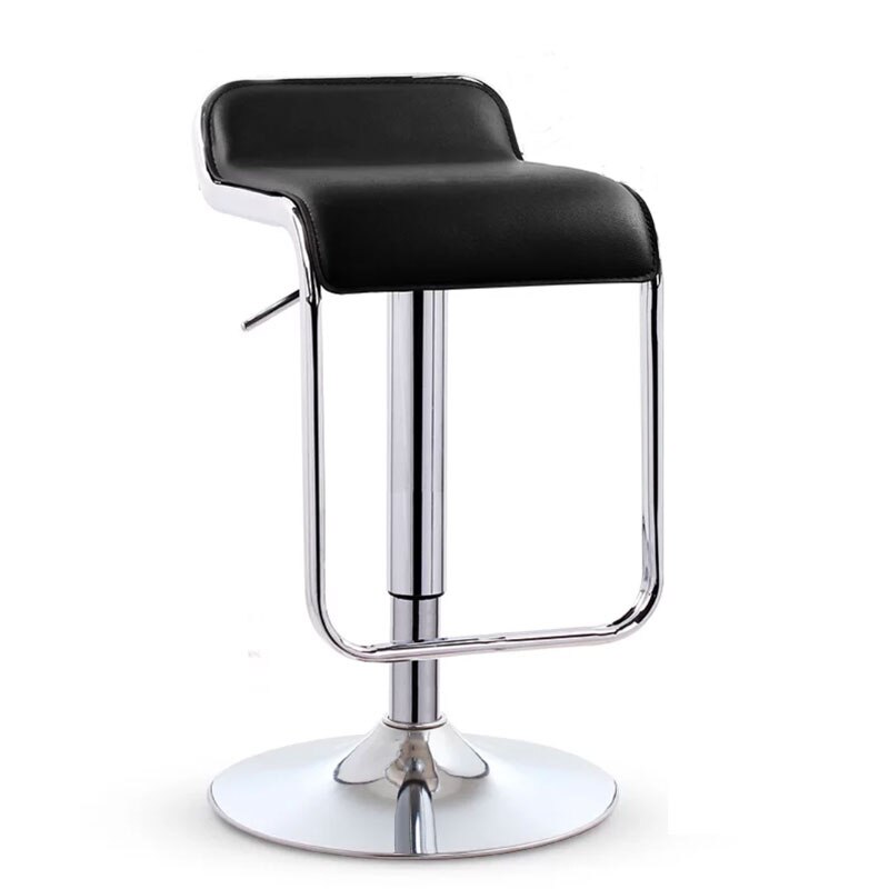 Modern Bar Chair Lifting Rotate Bar Home Front Desk Coffee Shop Simple Leisure High Chair: Balck
