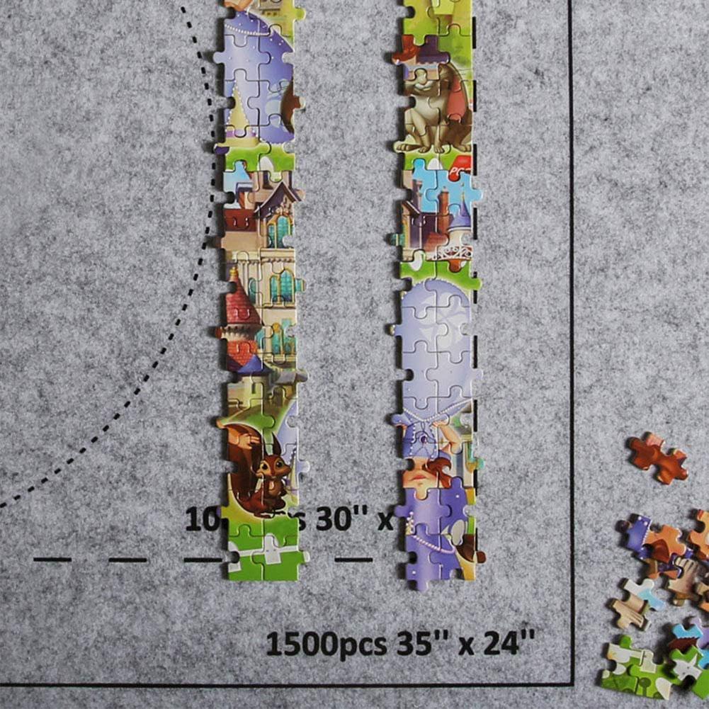 Tot 1500/2000 Stukken Opslag Puzzels Roll Mat Puzzel Deken Voor Draagbare Reizen Opbergtas Kinderen Diy Onderwijs Levert