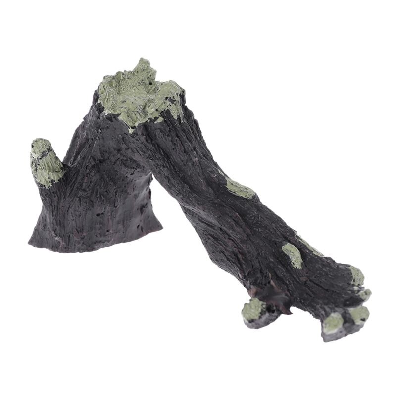 Resina réptil ramos aquário decoração imitar esconderijo de madeira para escalada